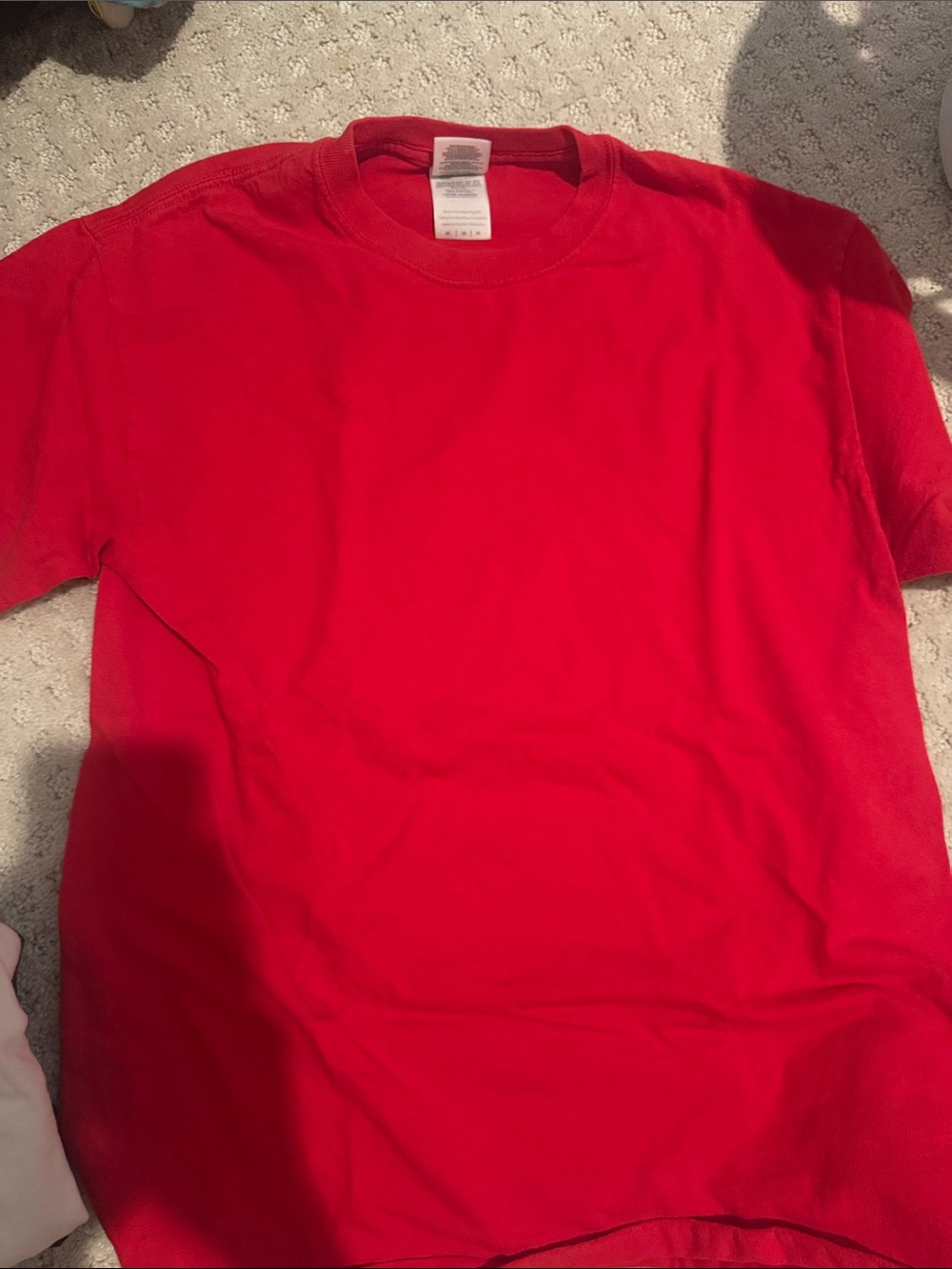 Classic Gildan Red Crewneck T-Shirt